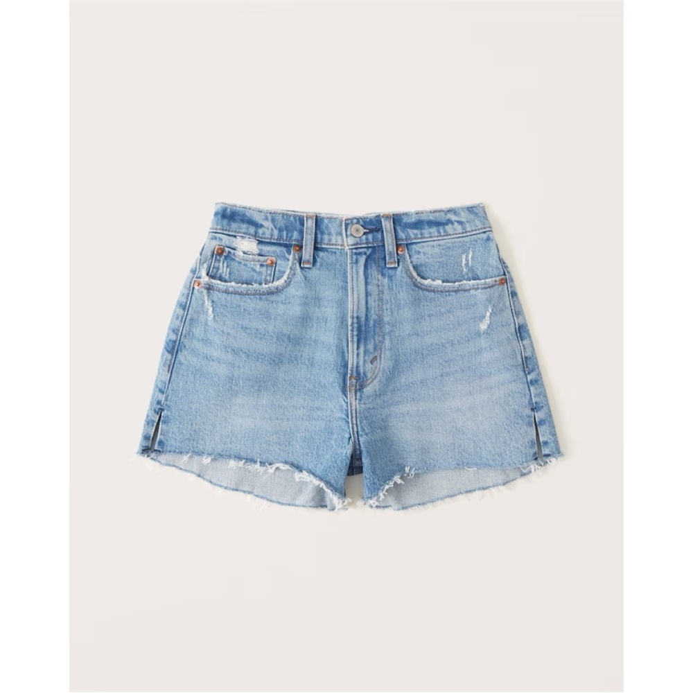 Abercrombie & Fitch Curve Love High Rise Mom Short